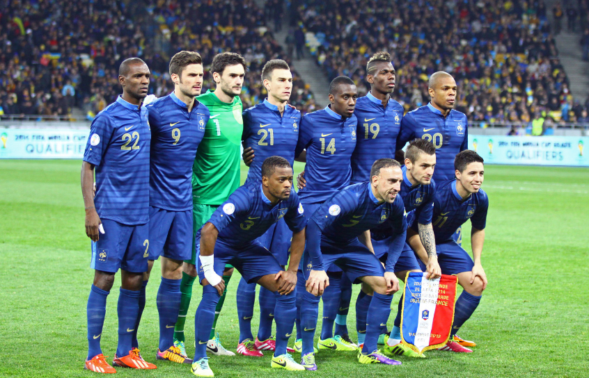 Foto della squadra di calcio Francia