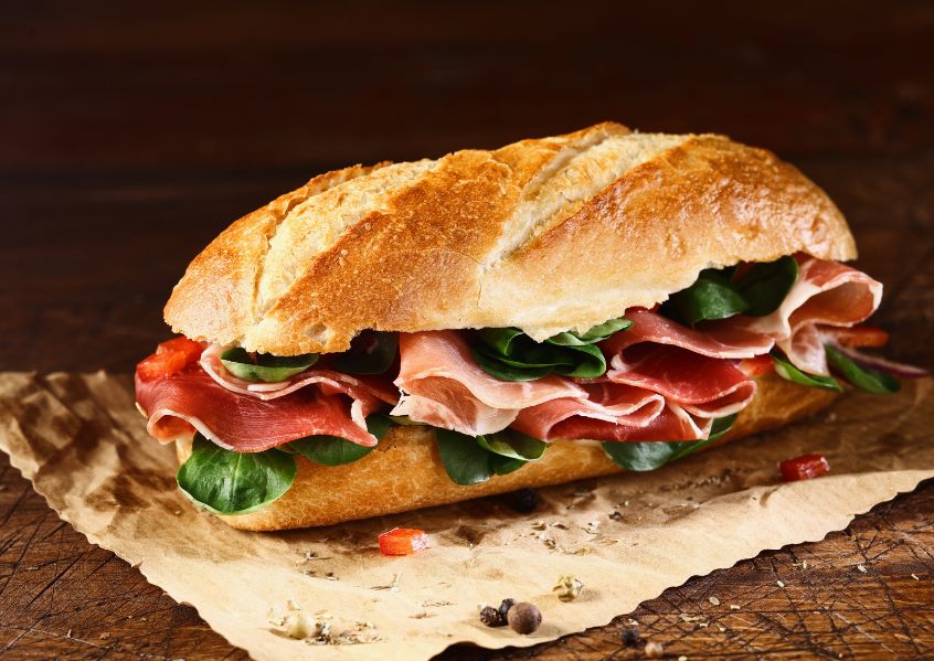 Foto di panino gourmet