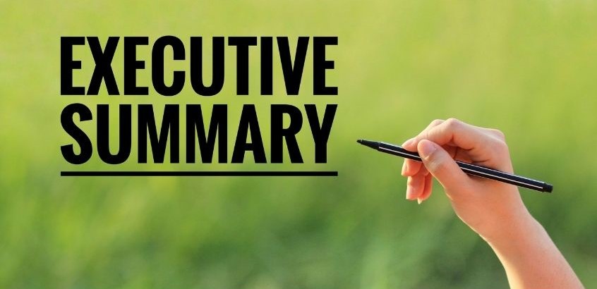 Illustrazione con scritto Executive Summary