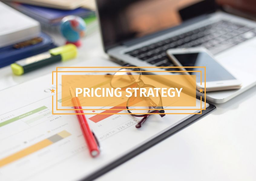 Foto con banner Pricing Strategy
